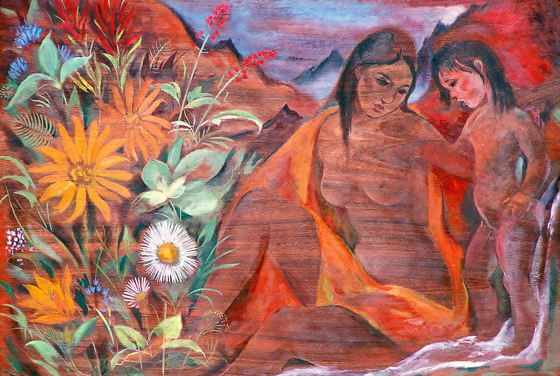 Indian-Bathers